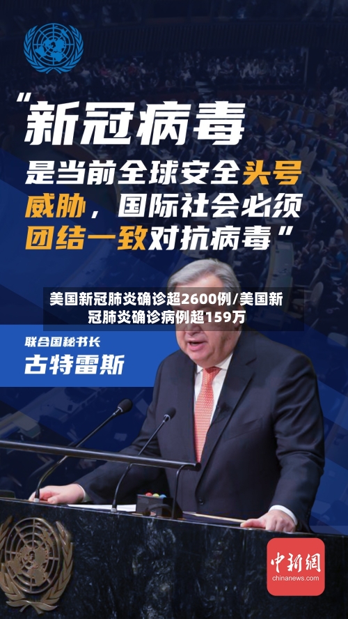 美国新冠肺炎确诊超2600例/美国新冠肺炎确诊病例超159万-第3张图片