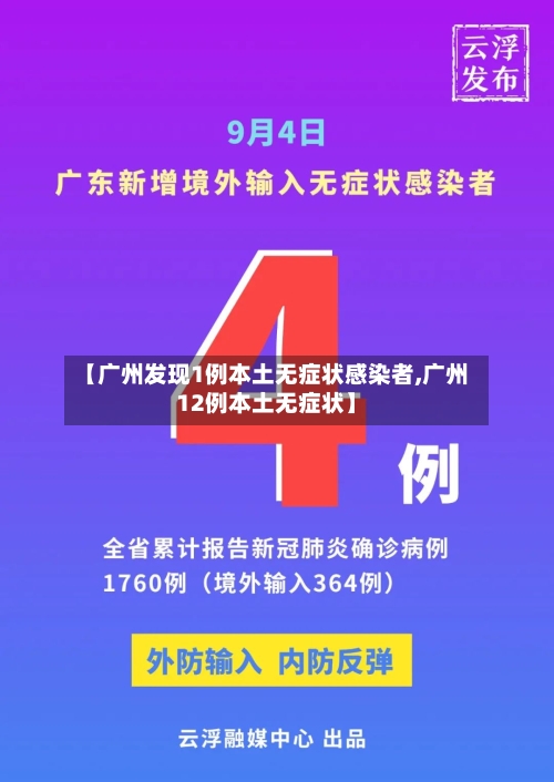 【广州发现1例本土无症状感染者,广州12例本土无症状】-第2张图片
