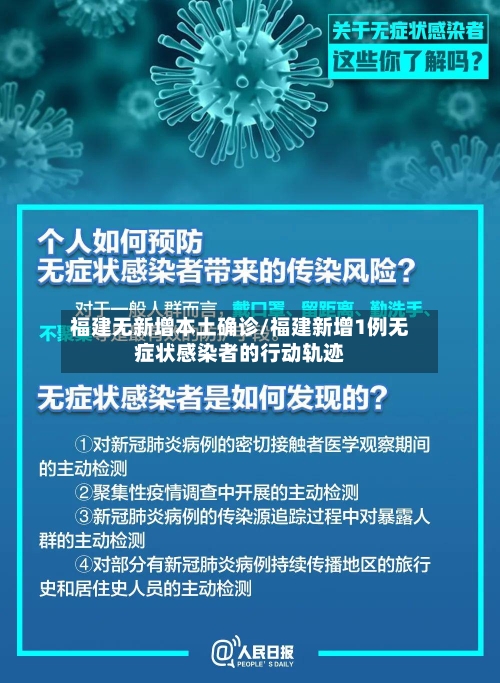 福建无新增本土确诊/福建新增1例无症状感染者的行动轨迹-第2张图片