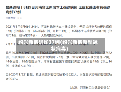 绍兴新增确诊37例(绍兴新增新型冠状病毒)-第3张图片