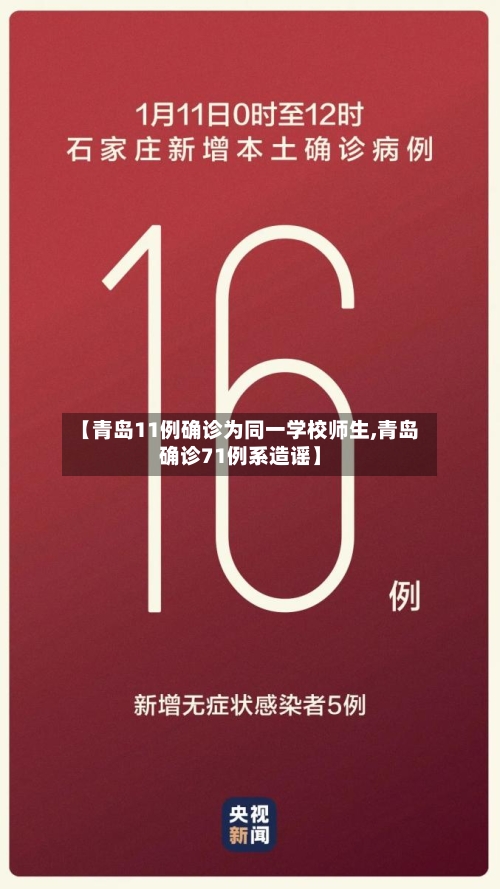 【青岛11例确诊为同一学校师生,青岛确诊71例系造谣】-第2张图片