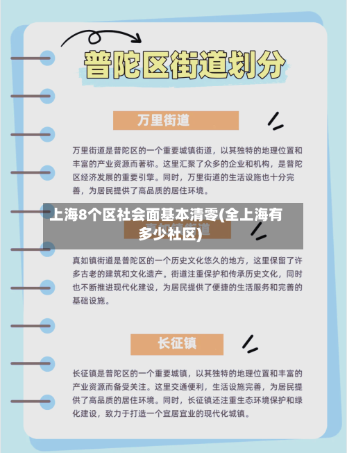 上海8个区社会面基本清零(全上海有多少社区)