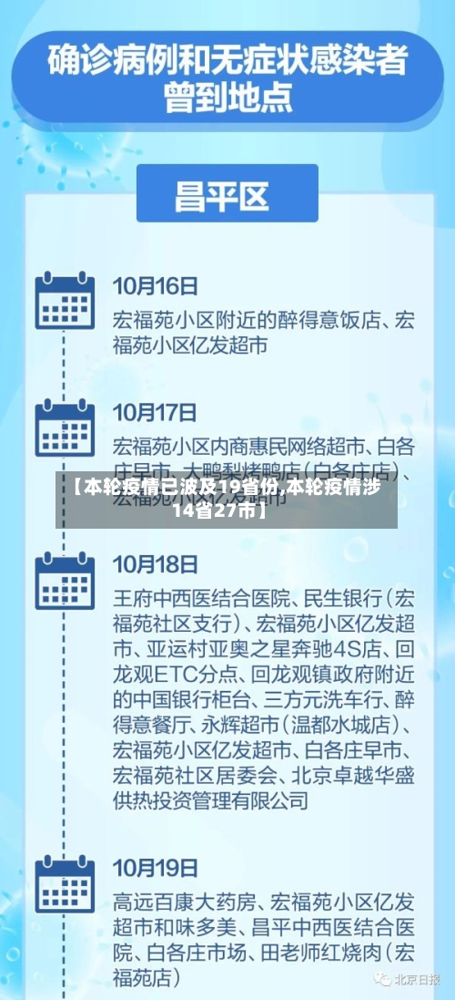 【本轮疫情已波及19省份,本轮疫情涉14省27市】