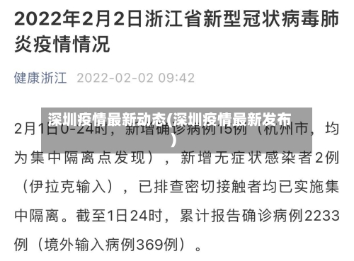 深圳疫情最新动态(深圳疫情最新发布)