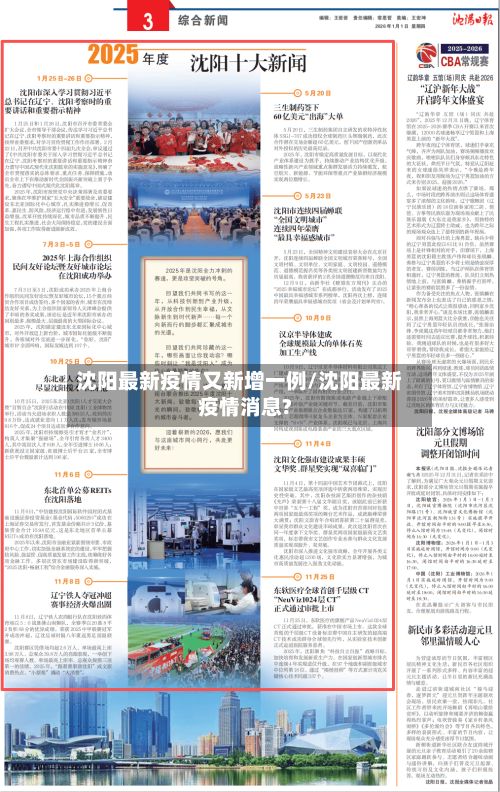 沈阳最新疫情又新增一例/沈阳最新疫情消息?-第2张图片
