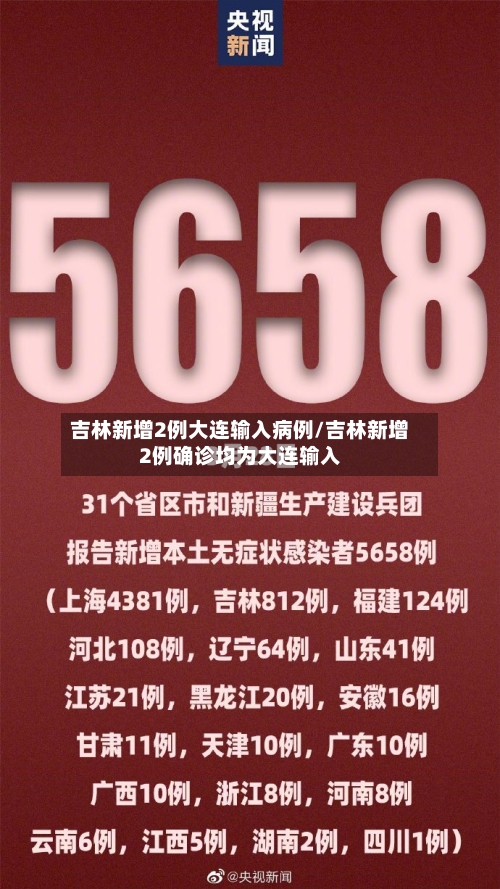 吉林新增2例大连输入病例/吉林新增2例确诊均为大连输入