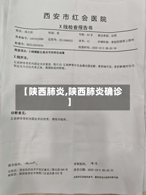【陕西肺炎,陕西肺炎确诊】