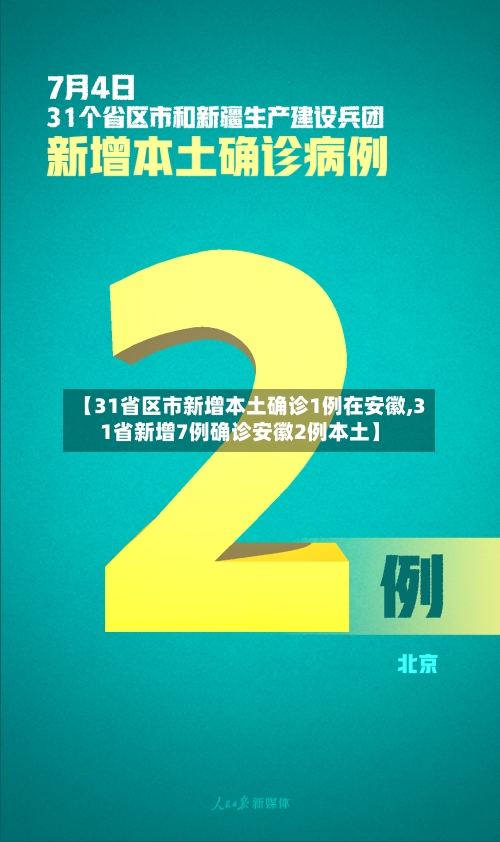 【31省区市新增本土确诊1例在安徽,31省新增7例确诊安徽2例本土】-第2张图片