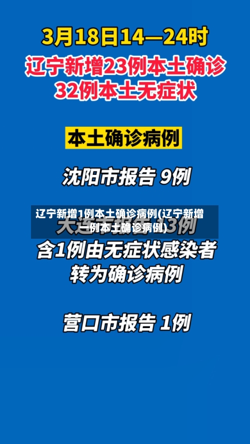 辽宁新增1例本土确诊病例(辽宁新增一例本土确诊病例)