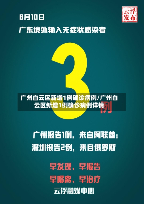 广州白云区新增1例确诊病例/广州白云区新增1例确诊病例详情
