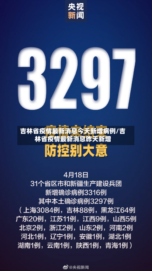 吉林省疫情最新消息今天新增病例/吉林省疫情最新消息昨天新增