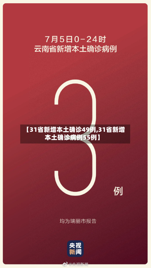 【31省新增本土确诊49例,31省新增本土确诊病例55例】-第2张图片