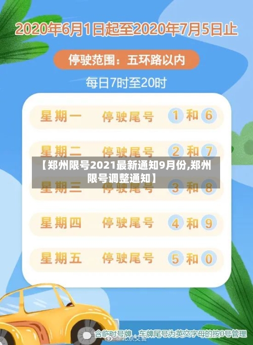 【郑州限号2021最新通知9月份,郑州限号调整通知】-第2张图片