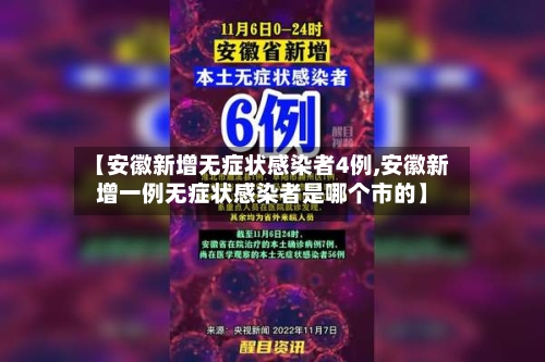 【安徽新增无症状感染者4例,安徽新增一例无症状感染者是哪个市的】