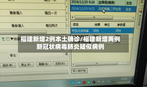 福建新增2例本土确诊/福建新增两例新冠状病毒肺炎疑似病例
