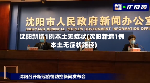 沈阳新增1例本土无症状(沈阳新增1例本土无症状路径)